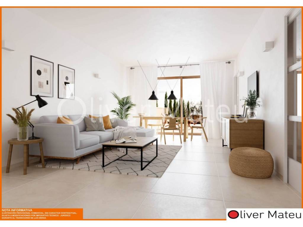 PROMOCIÓN OBRA NUEVA 4 PAREADOS CON GARAJE, TERRAZA, JARDÍN Y PISCINA EN SA CABANETA