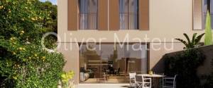 CHALET ADOSADO DE OBRA NUEVA  CON TERRAZA, JARDÍN , APARCAMIENTO Y PISCINA COMUNITARIA