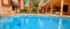 PISO MÁS ESTUDIO CON TERRAZA, PISCINA Y PARKING EN EL TERRENO