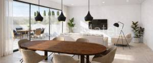 SMALL PROMOTION OF THREE SEMI-DETACHED HOUSES WITH GARAGE AND PRIVATE POOL IN PORTOL