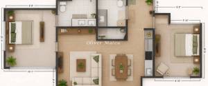 MODERNE WOHNUNG MIT SONNENTERRASSE UND PARKPLATZ IN SANTA CATALINA