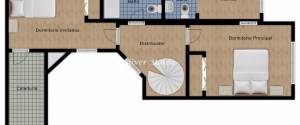 DUPLEX PENTHOUSE WITH LARGE TERRACE IN THE CENTER OF PALMA