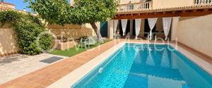 CHALET ADOSADO EN ALQUILER EN ZONA COLEGIOS CON PISCINA